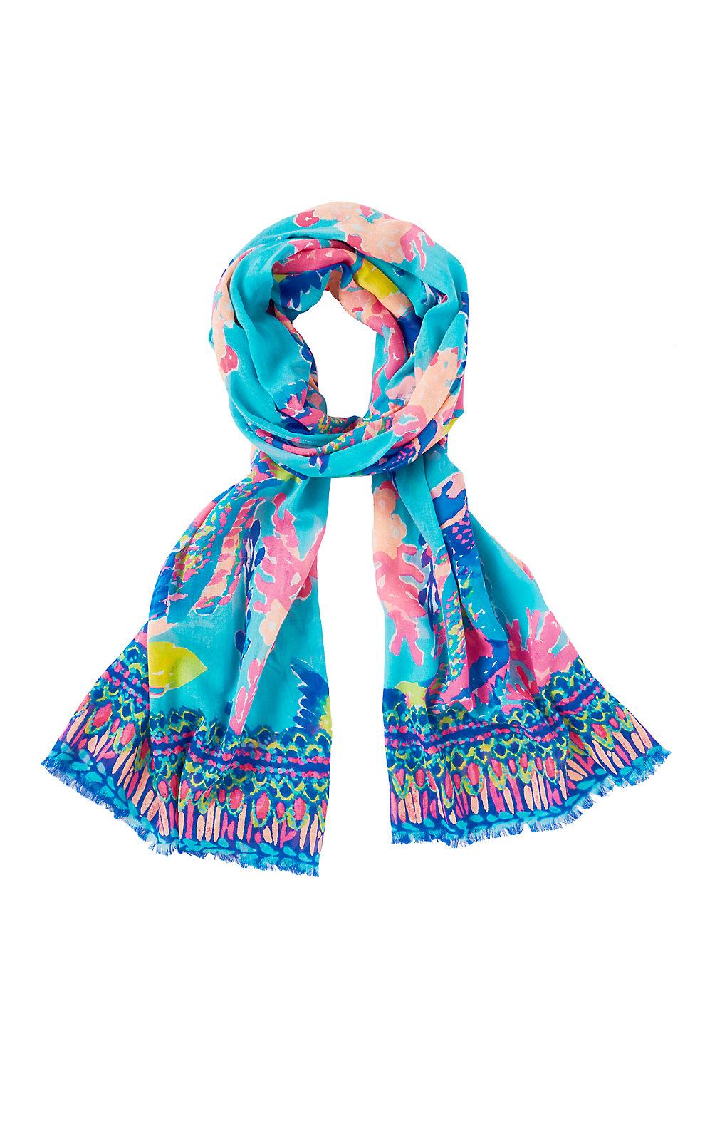 Serviette De Plage Lilly Pulitzer - Bleu étincelant, Motif Hey Bay Bay Shorely Blue Sandstorm, Neuve