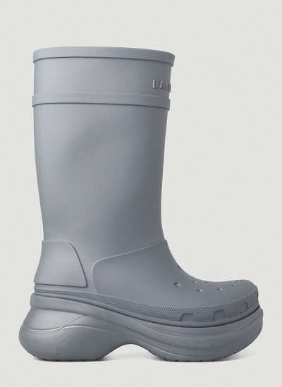 Balenciaga X Crocs Boots In Grey | ModeSens