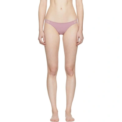 Ward Whillas Pink Carmen Bikini Bottoms In Dusty Pink