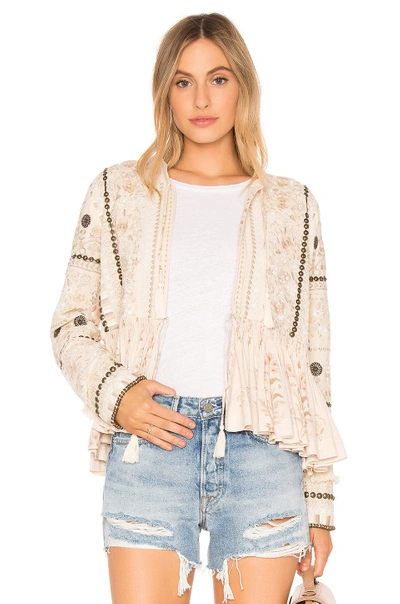 Spell & The Gypsy Collective Arabian Jewel Matinee Jacket In Cream