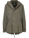 Mr & Mrs Italy Hooded Parka In Green