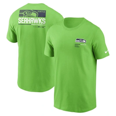 Nike Men's Team Incline (nfl Seattle Seahawks) T-shirt In Green