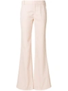 Chloé Flared Trousers In Pink