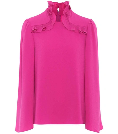 Co Crêpe Blouse In Pink
