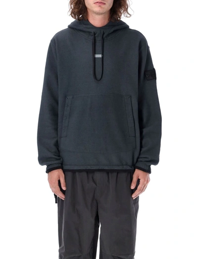 Stone Island Shadow Project Graphic-print Drawstring Hoodie In Black |  ModeSens