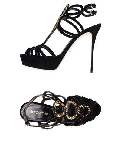 Sergio Rossi Sandals In Black