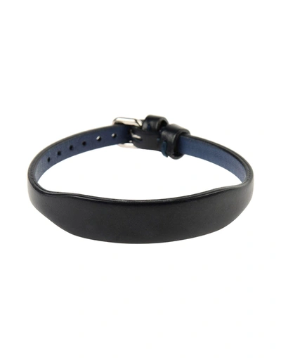 Acne Studios Bracelet In Dark Blue