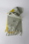 Acne Studios Two-tone Scarf Lemon/grey