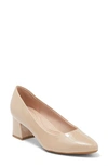 Easy Spirit Nicole Almond Toe Pump In Light Natural