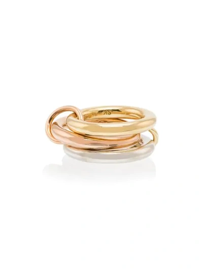 Spinelli Kilcollin 18kt Gold 3 Link Ring In Metallic