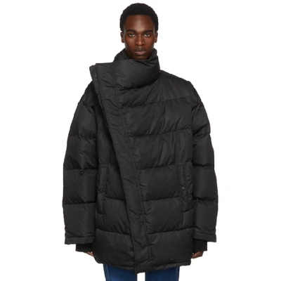 Balenciaga - Quilted Down Ripstop Parka - Mens - Black In 1000 Black