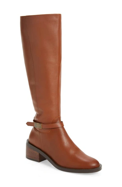 Linea Paolo Kamile Knee High Riding Boot In Cognac