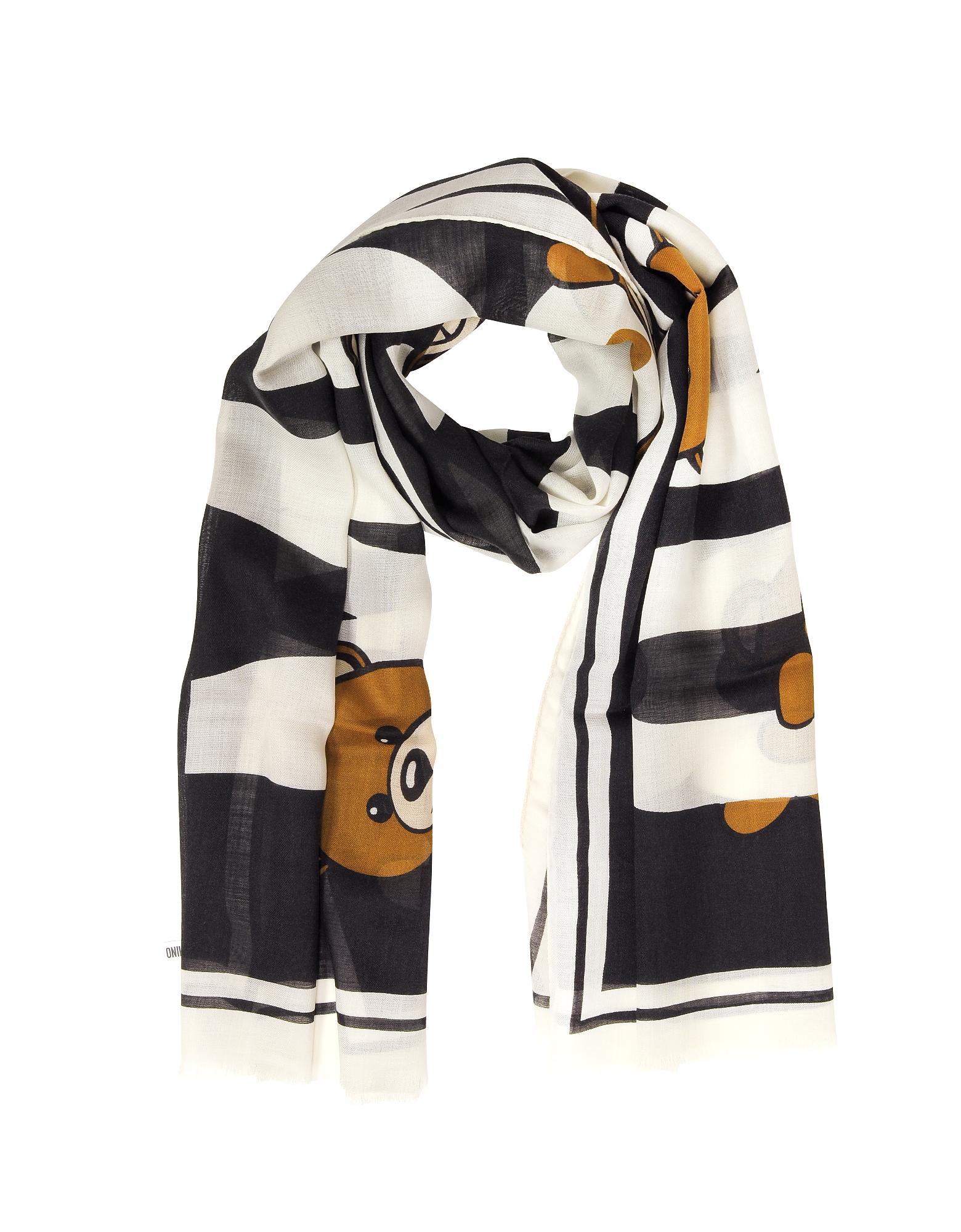 moschino teddy scarf