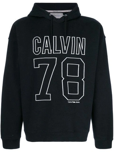 Calvin Klein Jeans Est.1978 Embroidered Logo Hoodie