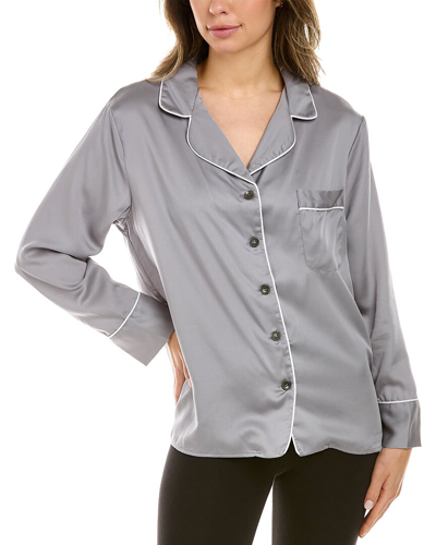 Ettitude Sateen Sleepshirt In Grey