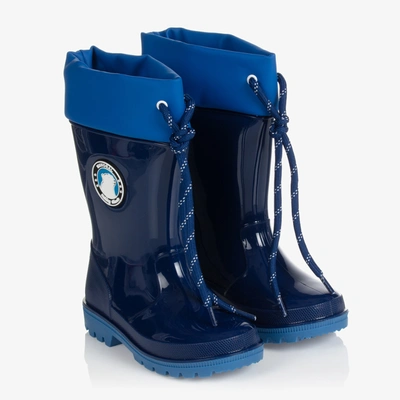 Mayoral Kids' Girls Navy Blue Rain Boots
