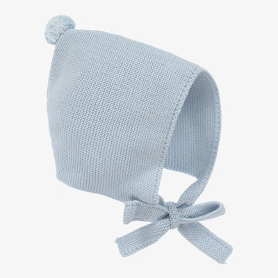 Foque Baby Boys Blue Knitted Bonnet