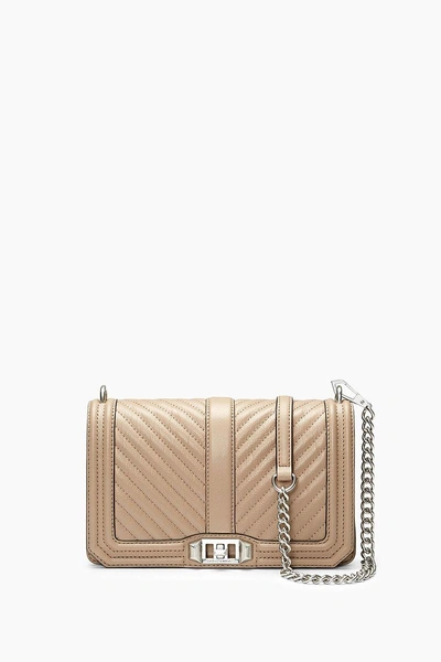 Rebecca Minkoff Dark Cammeo Tan Love Crossbody Bag |