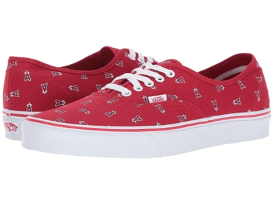 Vans Authentic X Mlb In (mlb) Anaheim Angels/red | ModeSens