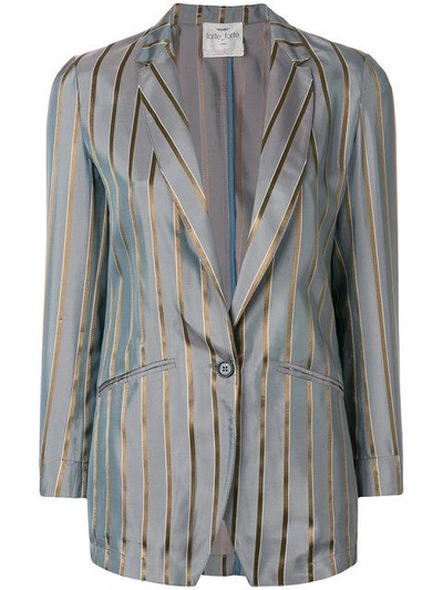 Forte Forte Striped Fitted Blazer