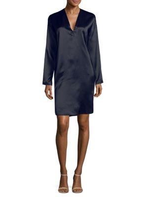 vince silk tunic dress