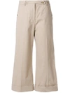 Ermanno Scervino High Waisted Culottes In Neutrals