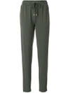 Michael Michael Kors Jogger Tapered Trousers - Green