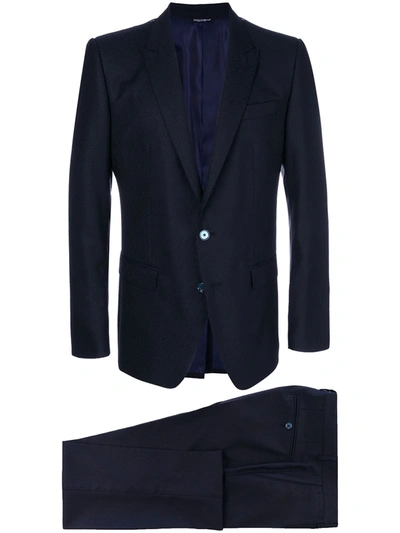 Dolce & Gabbana Formal Suit In Blue