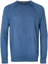Drumohr Classic Fitted Sweater In Blue