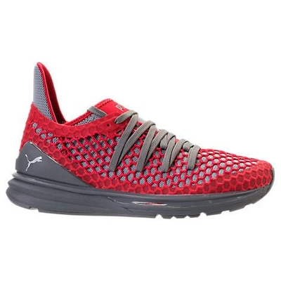 Puma Men's Ignite Limitless Netfit Casual Shoes, Red