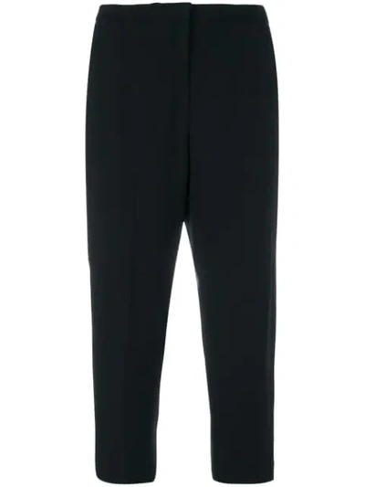 N°21 Tapered Crop Trousers In Black