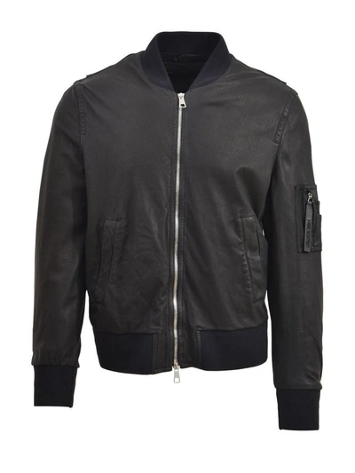 Neil Barrett Black Bomber Jacket