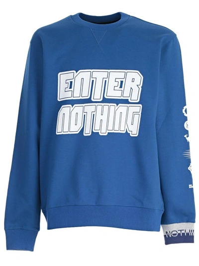 Lanvin "enter Nothing" Sweatshirt In Blue