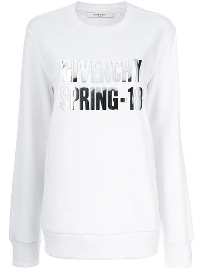 Givenchy Foiled Spring-18 Sweatshirt