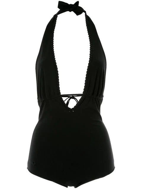 fendi swimsuit black and white