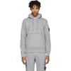 Stone Island Logo Patch Zipped Hoodie In V1064 Polve