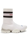 Vetements X Reebok High-top Sock Trainers In White