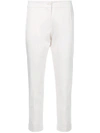 Etro Cropped Trousers In White