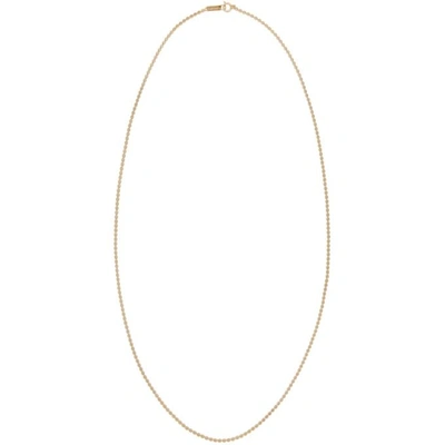 Isabel Marant Gold Long Hunter Sautoir Necklace In Dore 12do