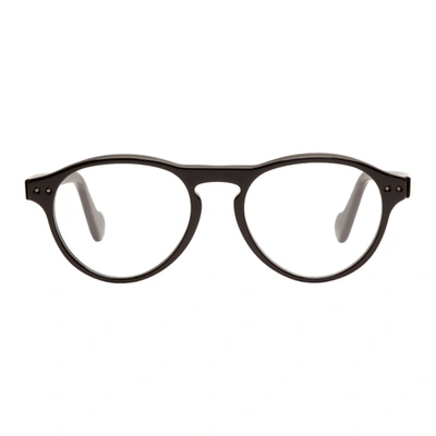 Moncler Black Ml5022 Glasses In 001 Black
