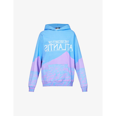 Msftsrep Atlantis Relaxed-fit Cotton-jersey Hoody In Pink Purple