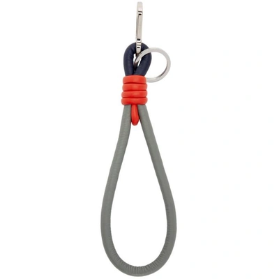 Loewe Tricolor Handle Knot Keychain In 5926.redpll
