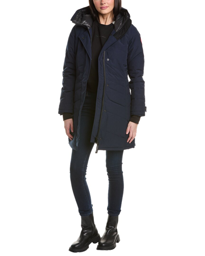 Canada Goose Hooded Parka In Atlantic Navy