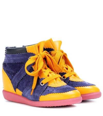 Isabel Marant Wedge-sneakers Betty In Purple