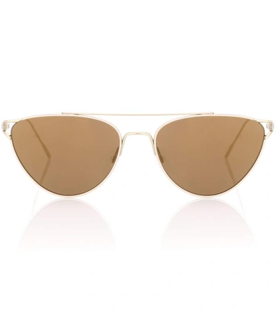 Oliver Peoples Floriana Cat-eye Sunglasses In Gold