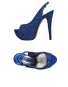 Gina Sandals In Bright Blue