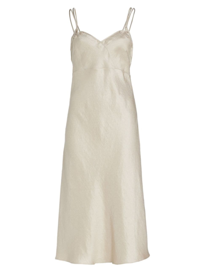 Joie Surene Sweetheart Slip Dress In Grey
