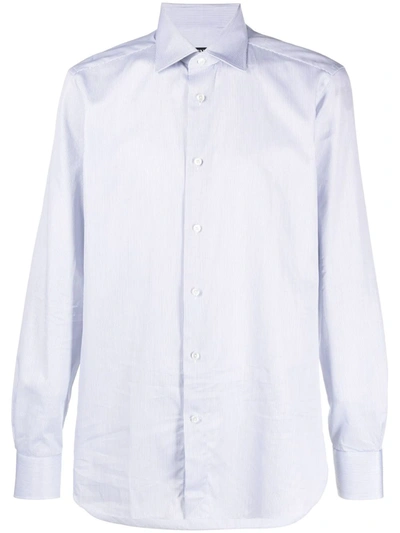Zegna Classic Button-up Shirt In Blau