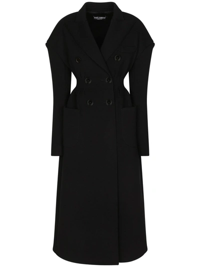Dolce & Gabbana Women's Outwear -  - In Black Cotton