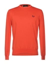 Fred Perry Sweaters In Red